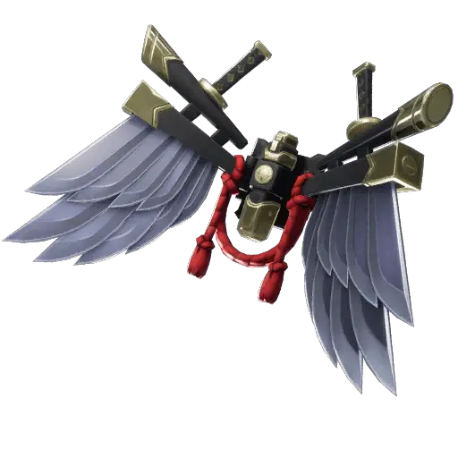 Bladed Wings Back Bling