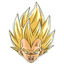 Angry Vegeta Emoticon icon