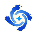 Blue Cyclo Emoji icon