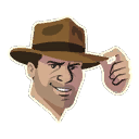 Doctor Jones Emoticon icon