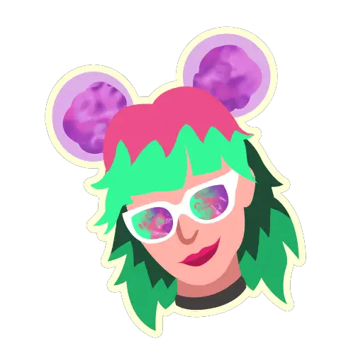 Glowy Zoey Emoji icon
