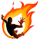 Hot Drop Emoji icon