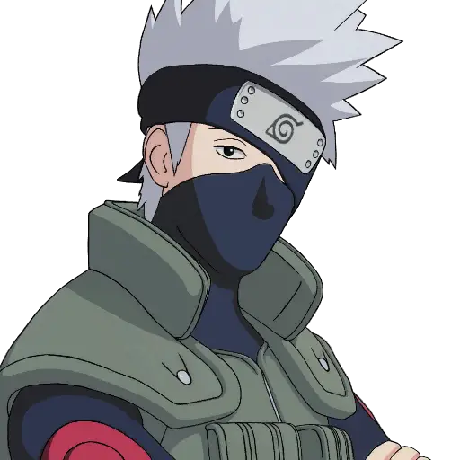 Desenho para colorir Fortnite Naruto : Kakashi skin / Black Ops