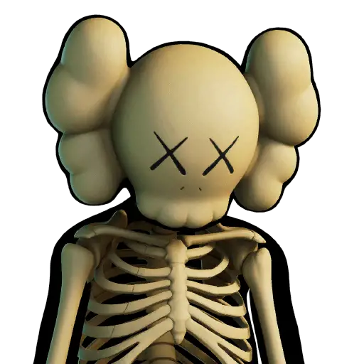 KAWS Skeleton Outfit icon