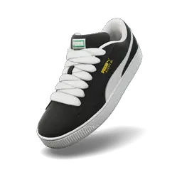 PUMA Suede XL Black/White Shoes icon