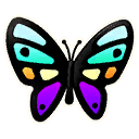 Rainbowfly Emoji icon