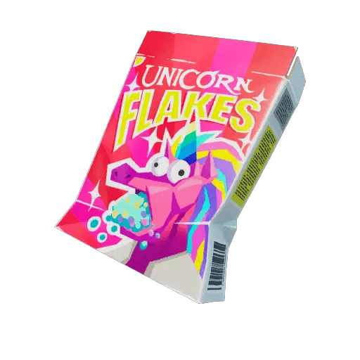 Unicorn Flakes Back Bling icon