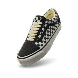 Vans Premium Old Skool Checkerboard Black/White Shoes icon